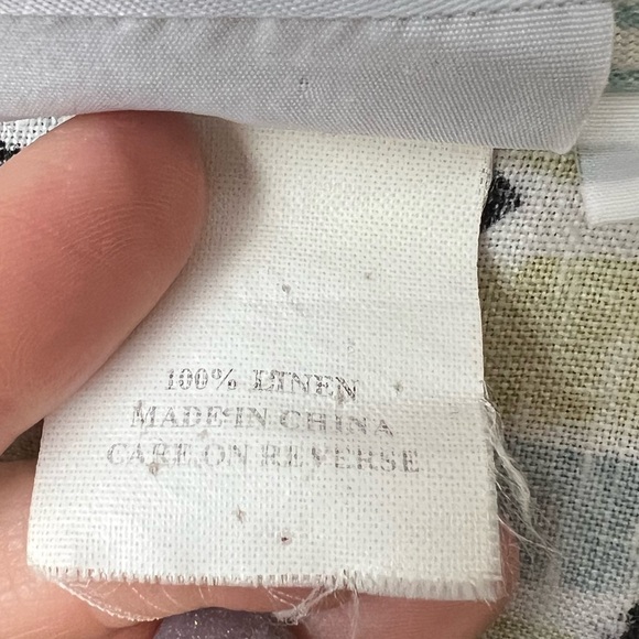 HOT COTTON PETITE Womens Patterned Linen Top Cardigan Size Large Retro Vintage - Picture 3 of 4